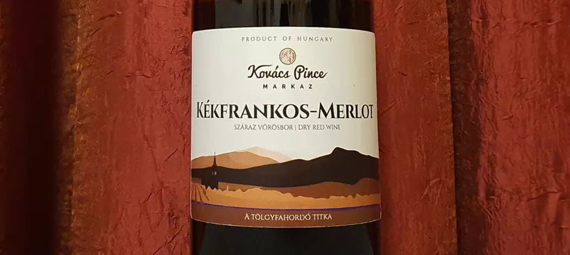 Kovács Pince: Kékfrankos-Merlot 2020 című cikk borítóképe