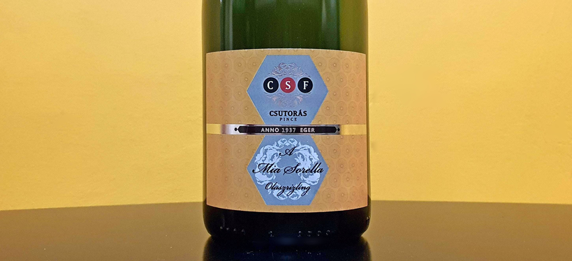 Csutorás Pince: Mia Sorella Olaszrizling Extra Brut 2023 című cikk borítóképe