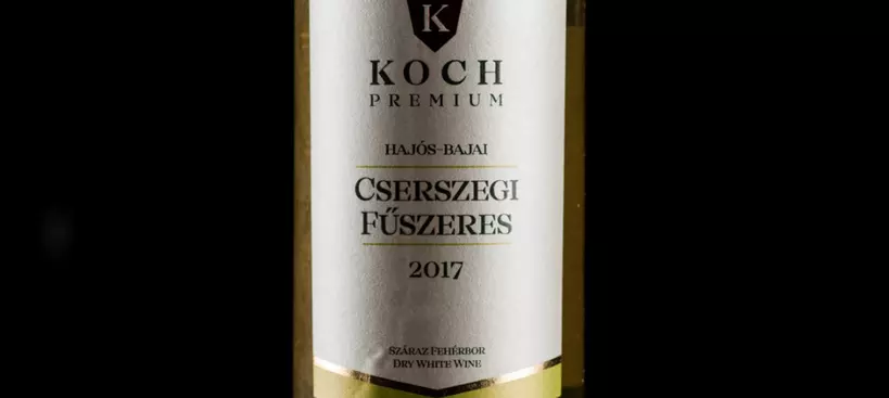Koch Borászat: Hajós-Bajai Prémium Cserszegi fűszeres 2017 című cikk borítóképe
