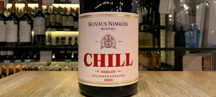 Kovács Nimród Borászat: CHILL Merlot 2023 című cikk borítóképe