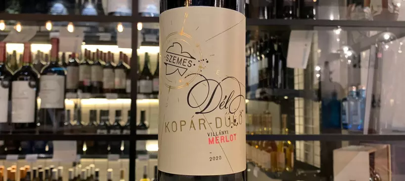 Szemes Pince: „Dél” Villányi Merlot Kopár-dűlő 2020 című cikk borítóképe