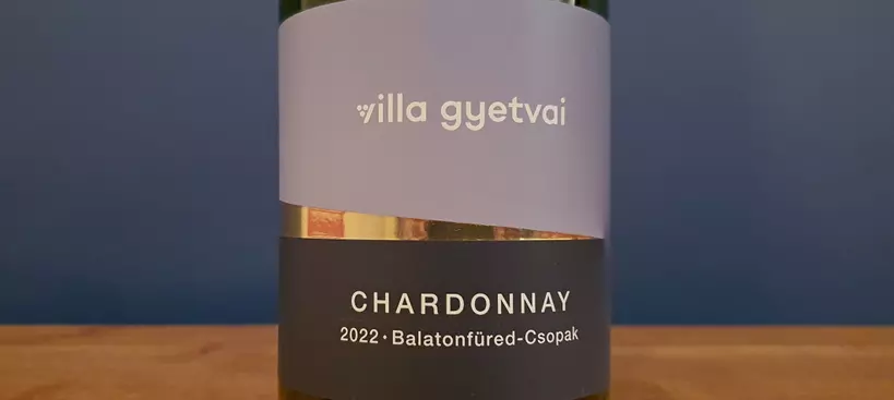Villa Gyetvai Borbirtok: Chardonnay 2022 című cikk borítóképe