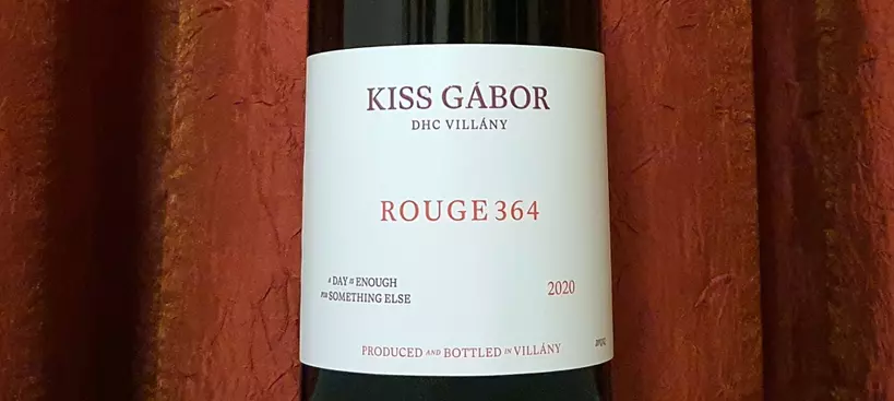 Kiss Gábor Pincészete: Rouge 364 2020 című cikk borítóképe