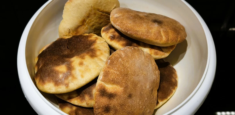 Zsebes pita házilag című cikk borítóképe