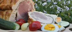Kenyértésztában sült sonka című cikk borítóképe