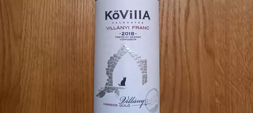 Csányi Pincészet: KőVilla Válogatás Villányi Franc 2018 – Hársos szelekció című cikk borítóképe