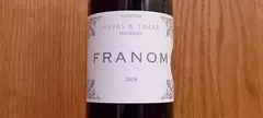 Havas &amp; Timár Pincészet: Franom 2018 című cikk borítóképe